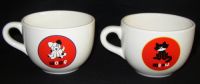 CAT & DOG THEME Extra Grande LATTE Mugs - Set of 2 -